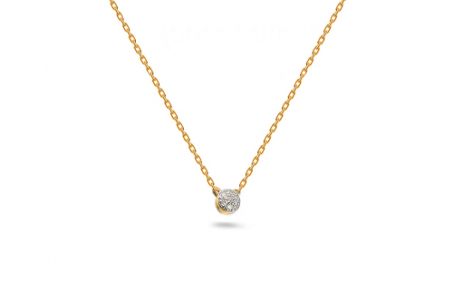 Diamantový náhrdelník Zoya, 14K - IZBR890