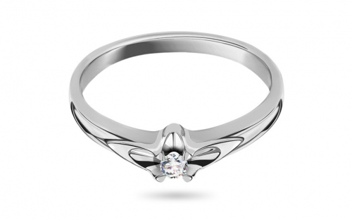 Diamantový prsten z bílého zlata 0.060 ct Always young white - CSBR23