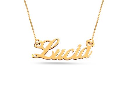 Zlatý náhrdelník Lucie
