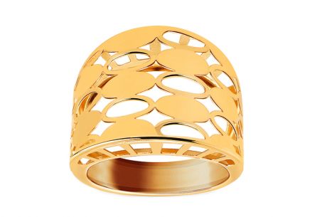 Elegantní zlatý prsten