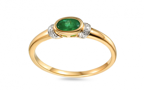 Smaragdový prsten Tavita - IZBR588S