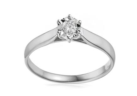 Elegantní diamantový zásnubní prsten Whitley
