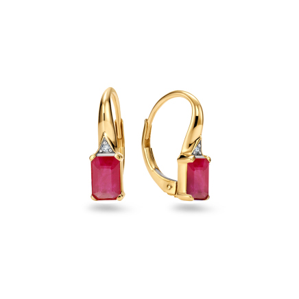 Dámské rubínové náušnice 1,56ct Delaney