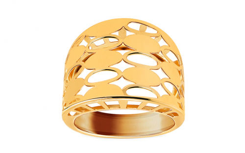 Elegantní zlatý prsten IZ23773