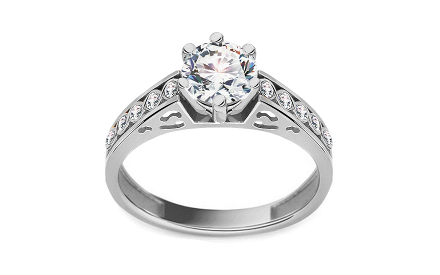 Krásný zásnubní prsten Isarel 30 - CSRI801A