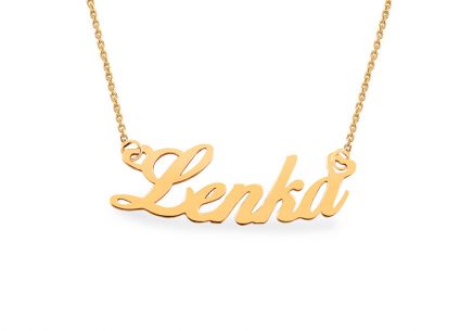 Zlatý náhrdelník Lenka