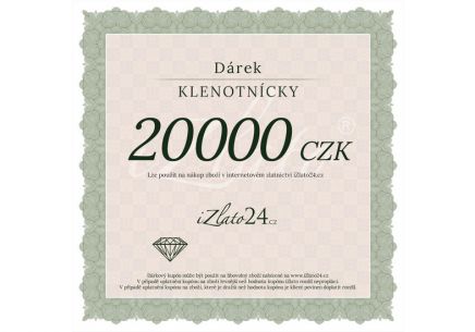 Elektronický dárkový poukaz 20 000 Kč