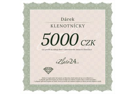 Elektronický dárkový poukaz 5000 Kč