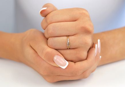 Diamantový prsten 0,010 ct