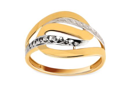 Dámský prsten z kombinovaného zlata