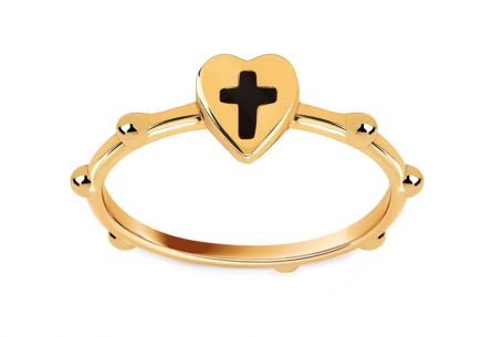Minimalistický prsten Křížek