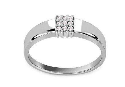 Briliantový prsten 0.050 ct
