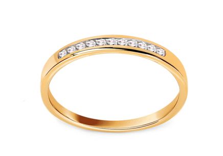 Diamantový prsten 0,100 ct