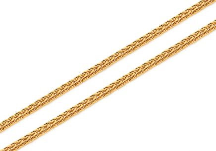Zlatý řetízek Fox - liščí ocas 1,5 mm