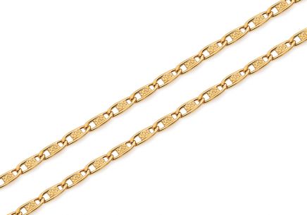 Zlatý řetízek ke krku Valentino 2,4 mm s gravírem