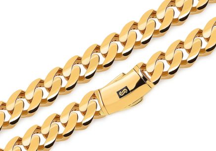 Monaco Chain Classic Plain lock 9,5mm