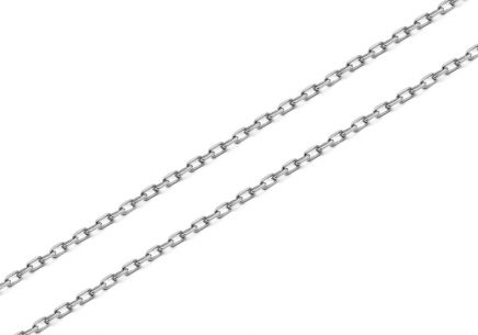 Řetízek z bílého zlata Anker 1,5 mm