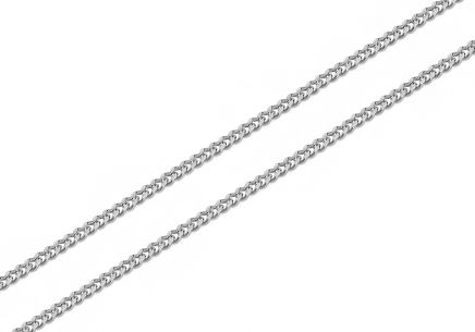 Řetízek z bílého zlata Pancíř 1,2 mm