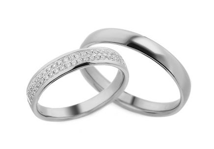 Diamantové snubní prstýnky 0,290 ct Yasmine diamonds 4 mm