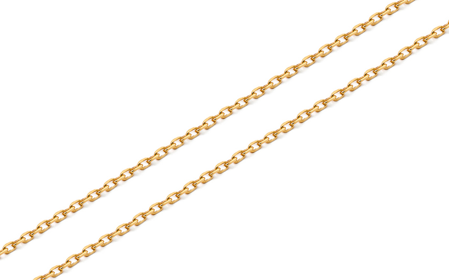 Zlatý minimalistický řetízek Anker 0,8 mm - IZ23167