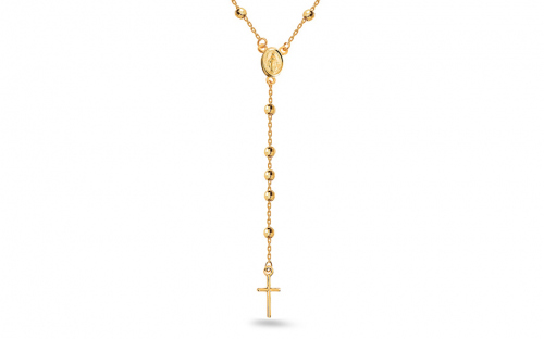 Zlatý náhrdelník růženec - IZ16352Z