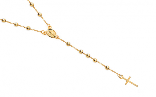 Zlatý náhrdelník růženec - IZ16352Z